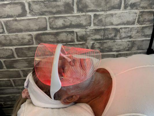 LCore Paris Caviar Mask with red light therapy. So rejuvenating!