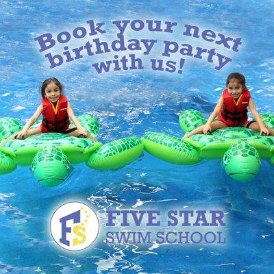 We also book birthday parties!!