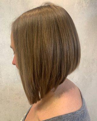 A-Line Long bob.