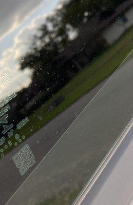 Watermarks on windows