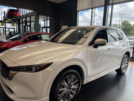 Mazda CX-5 on the beautiful Classic Mazda Westside showroom floor!