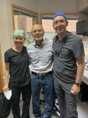 Dr. Mecca, Dr. Kennedy, and Dr. Morita.