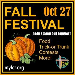 FREE event. To participate in Trick-or-Trunk, please pre-register at: admin@mylcr.org