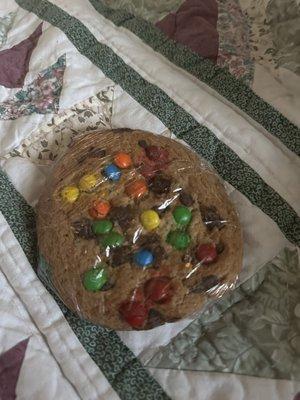 M&M cookie