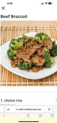 Beef Broccoli