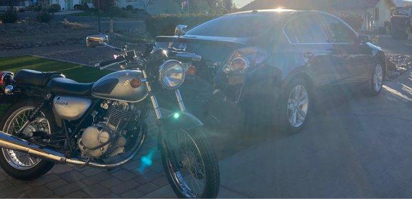 2013 Suzuki TU250X (had been detailed) , 2012 Nissan Altima 3.5 SR (Express Detail) [11/10/21]