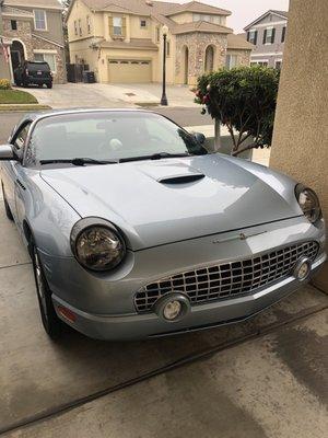 Headlight replacement and front bumper repair.