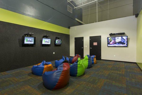 Leave the kids in our state-of-the-art childcare area while you get a workout in