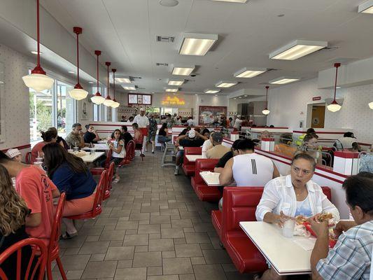 Back of restaurant looking toward counter for ordering. Behind this picture is the patio.