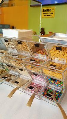 I love the toppings bar!