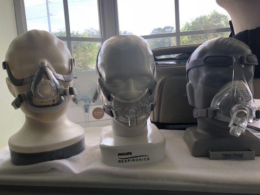 Some of our full face mask for cpap/bipaps.