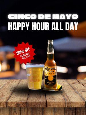 Celebrate Cinco de Mayo with half-off Corona beer - now that's a fiesta!