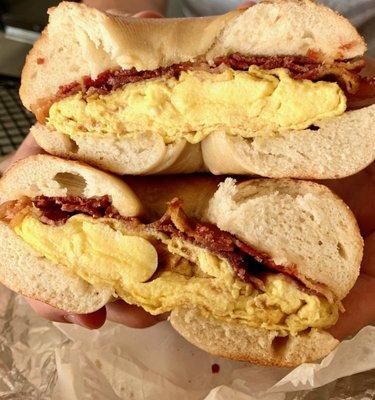 Try our Egg Sandwiches made on our grill!