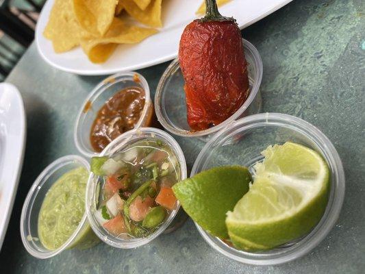 Salsa bar yummies