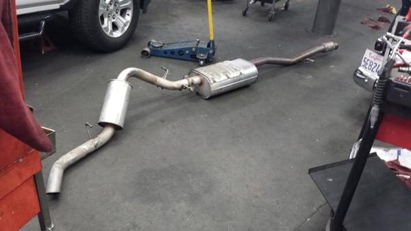 Oops I did it again. I changed my exhaust on a brand new car.