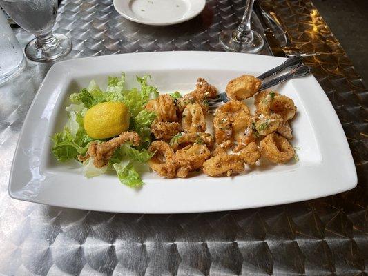 The fried calamari