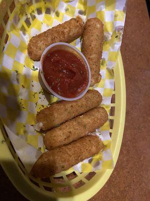 Mozzarella sticks minus one