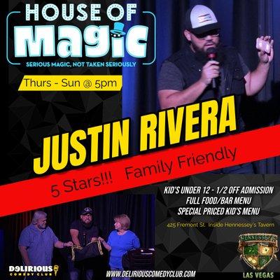 House of Magic's 5 Star, Family Friendly Comedy & Magic Show