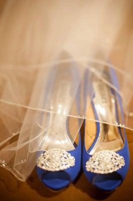 My flawless "something blue" shoes