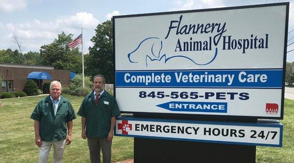 The caring and experienced team at VCA Flannery Animal Hospital!