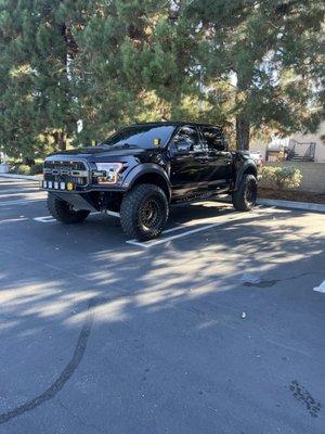 Re-painted my ford raptor