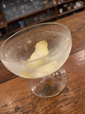 Dry martini with a twist