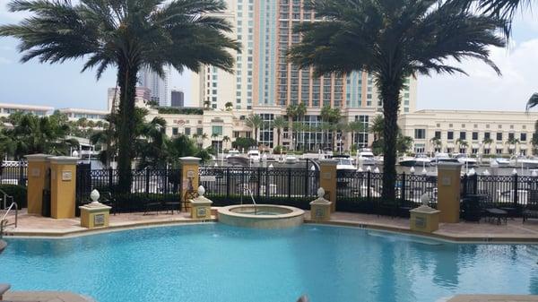 Pool at Parkcrest Condominiums, Harbour Island, Downtown Tampa