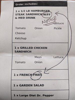 Online orders confuse them, not displayed the same as in-house slips.  They're likely to forget the fries for your combo.