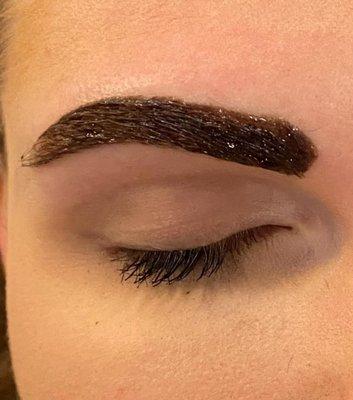 Eyebrow tint