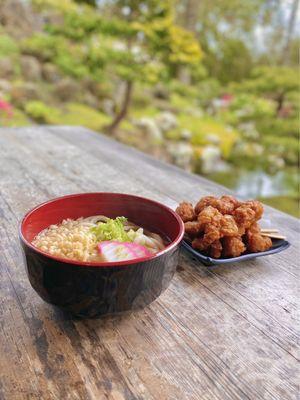 udon, chicken karaage (03/2024)