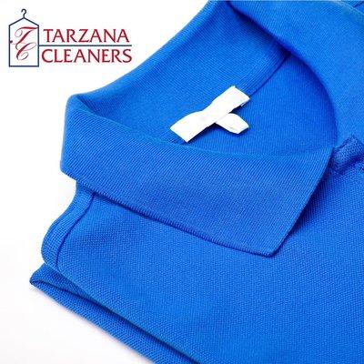 To keep your polos looking sharp, dry clean them with us!