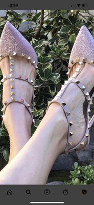 Valentino Rockstud Caged Heels