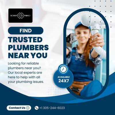 Looking for reliable plumbers near you? Our local experts are here to help with all your plumbing issues.