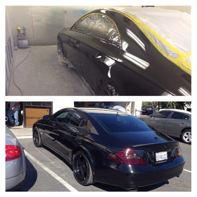 Before & after CLS 550