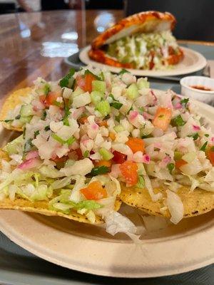 Cauliflower Ceviche Tostada