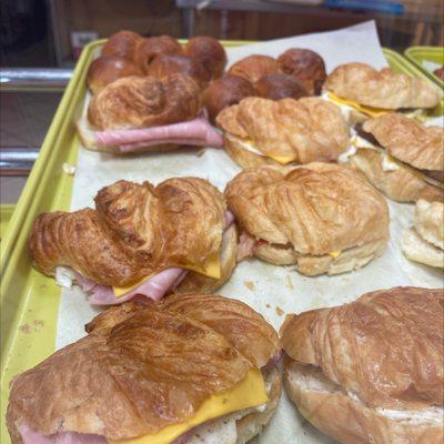 Ham Egg and Cheese Croissant