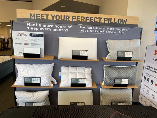 One of our sleep experts will fit you for your perfect pillow to ensure ultimate neck alignment and support.