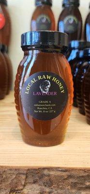 Raw local honey. Lavender, tea drinkers fav