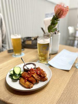 Happy hour hot wings. IG: @_emwong_