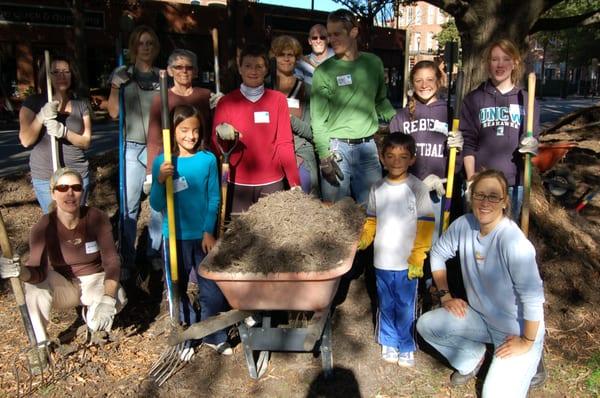 Moore Square Clean Up