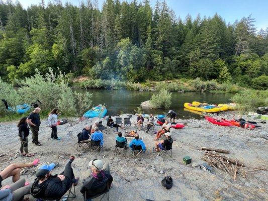 Incredible cameraderie at campsites