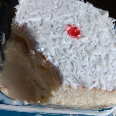 Coconut tres leches cake $5.99