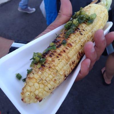 Seasoned roast corn.  It was delicious!