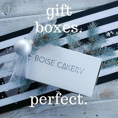 Christmas Gift Boxes available for pre-order now. Premium Holiday Flavors. Learn more at www.boisecakery.com & order today.