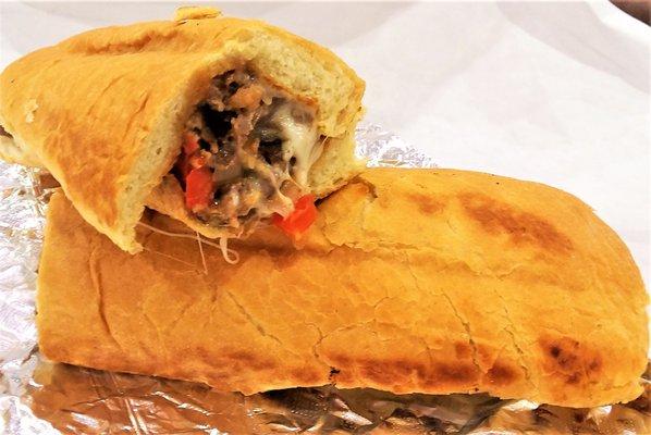 The pictures don't do justice to the delicious Philly style cheesesteak.