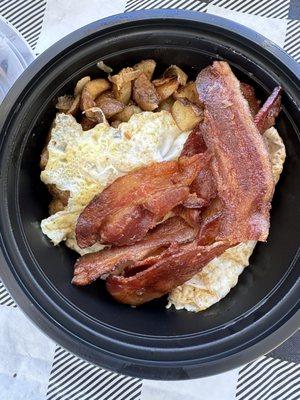 Egg, Bacon, and Potato Bowl.