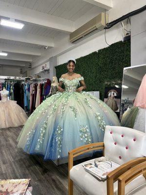 My daughter said yes to the quince dress here at Forever Quinceanera and Bridal.