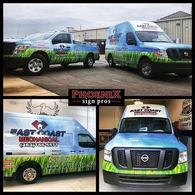 East Coast Mechanical Vehicle Wraps