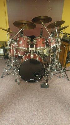 7pc. Sonor Drums rental package