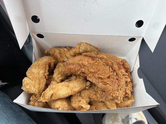 12 tenders and a breast